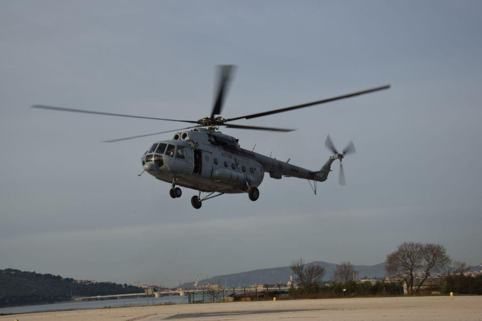 Chorwackie śmigłowce Mi-8MTV-1 oraz UH-60M Black Hawk