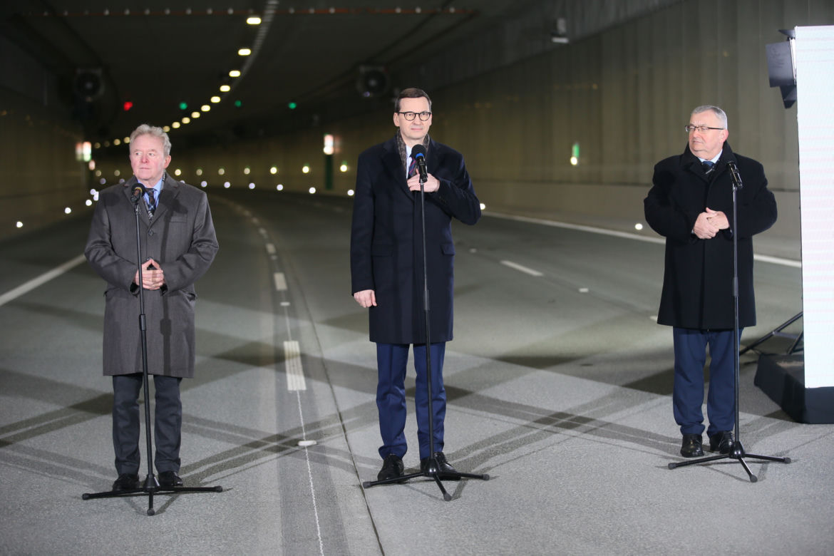 Otwarcie tunelu pod Ursynowem