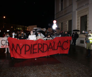 30 października - protesty w Kielcach
