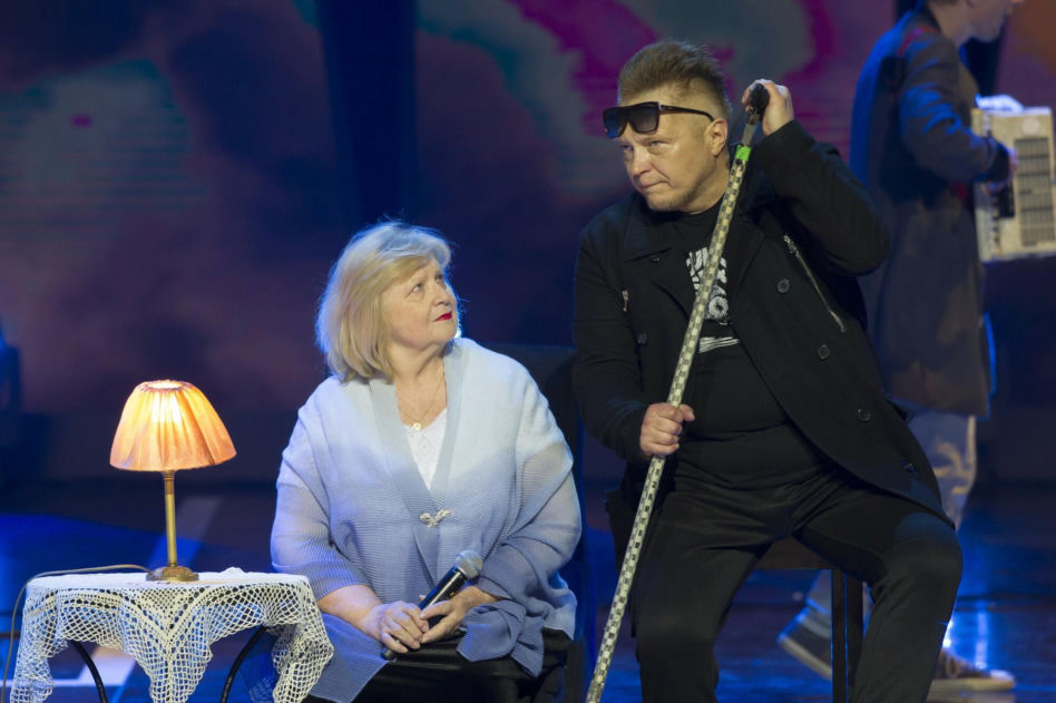 Stanisława Celińska z rodziną