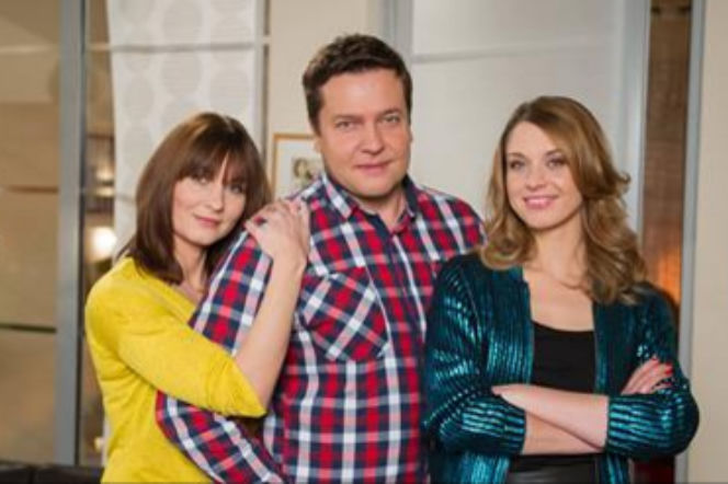 Na Wspólnej, Roma (Julia Kamińska), Kinga (Ilona Wrońska), Michał (Robert Kudelski)