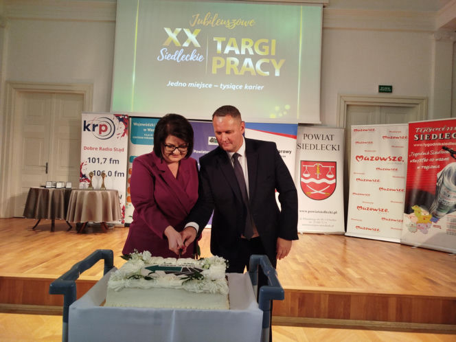 Jubileuszowa uroczystość z okazji 20-lecia Siedleckich Targów Pracy