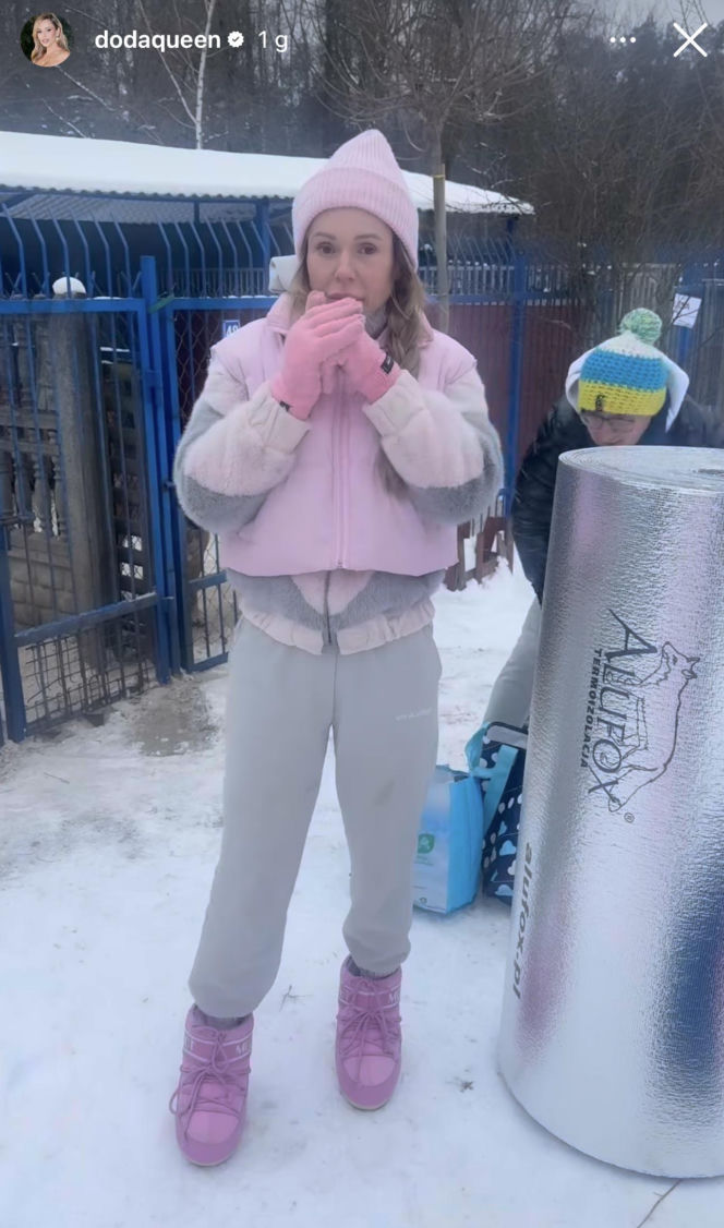 Doda ratuje psy przed mrozem