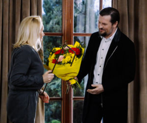 Na Wspólnej odc. 3329. Ilona Zdybicka (Anna Samusionek), Łukasz (Szymon Sędrowski)