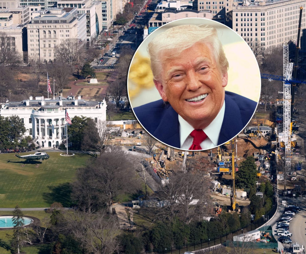 Tajny bunkier Donalda Trumpa! Sala balowa to zasłona dymna?