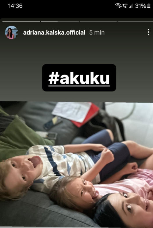 M jak miłość nowy sezon na planie. Iza (Adriana Kalska), Szymek (Staś Szczypiński), Maja (Laura Jankowska)