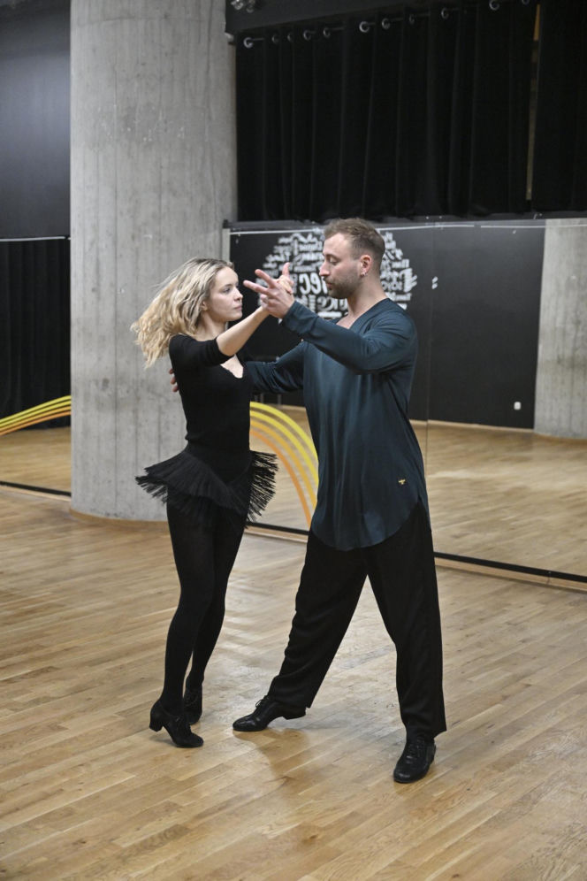 Kulesza uczy Gałązkę tańczyć