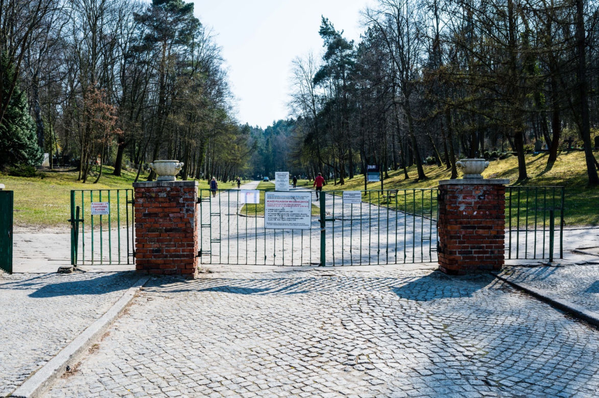 Koronawirus w Trójmieście. Zamiast po parku, plaży czy lesie ludzie spacerują po cmentarzach