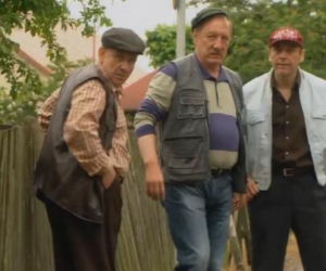 Ranczo 8 sezon odc. 104. Solejuk (Sylwester Maciejewski), Wargacz (Sławomir Orzechowski), Myćko (Tomasz Sapryk), 