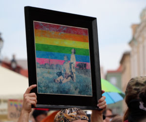 Demonstracja Nie damy się zastraszyć w Toruniu