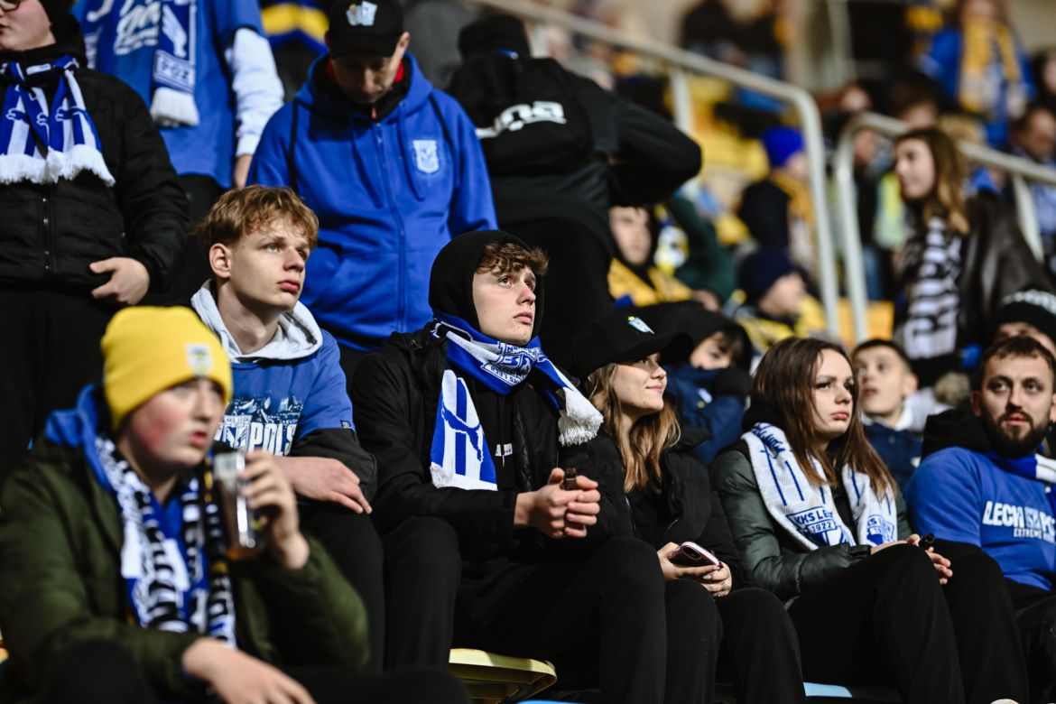 Arka Gdynia - Lech Poznań: Zdjęcia kibiców z meczu 15. kolejki PKO BP Ekstraklasy