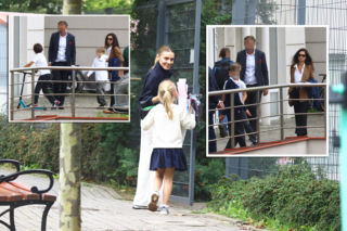 Marta Kaczyńska i Kasia Tusk na rozpoczęciu rok swoich pociech! Która wyglądała lepiej?