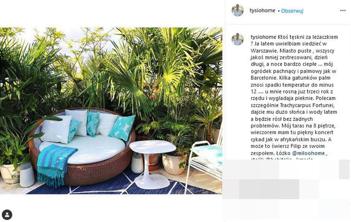 Marcin Tyszka zrobił sobie balkon za 1,5 miliona