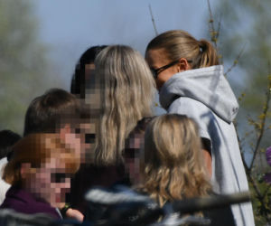 Anna Lewandowska z koleżankami