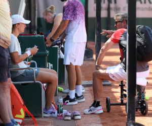 Iga Świątek na ostatnim treningu przez III rundą Roland Garros