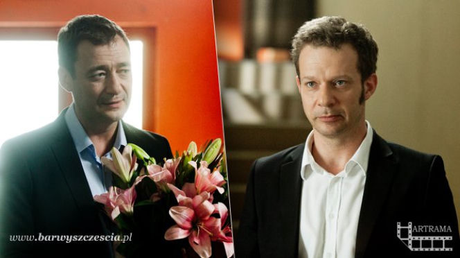 	Barwy szczęścia odc. 1028. Mikołaj Dąbrowski (Grzegorz Małecki), Artur Chowański (Jacek Rozenek)