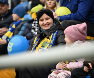 Arka Gdynia - Widzew Łódź: Zdjęcia kibiców i zawodników z meczu 25. kolejki PKO BP Ekstraklasy