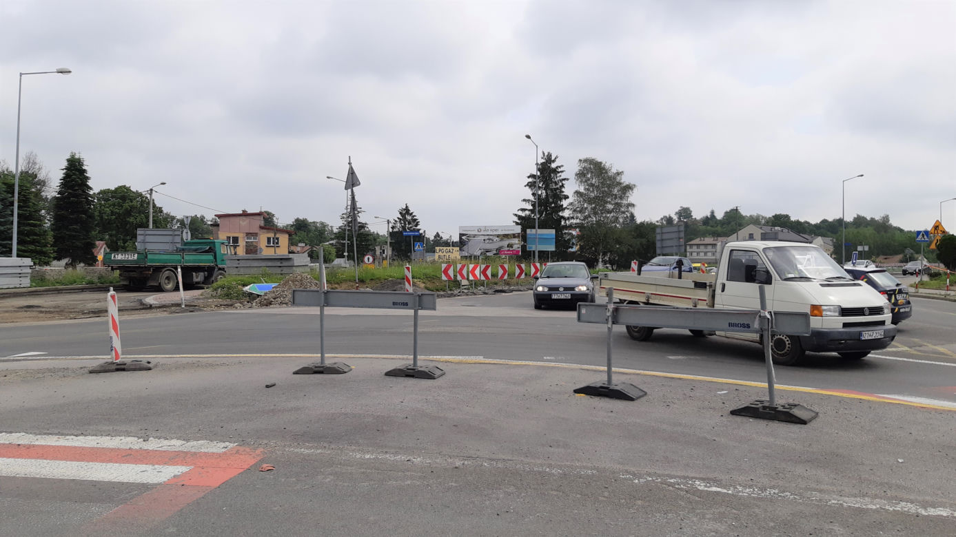 Remont ronda Lwowska - Okrężna