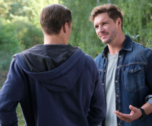 M jak miłość odc. 1909. Marcin (Mikołaj Roznerski), Olek (Maurycy Popiel)