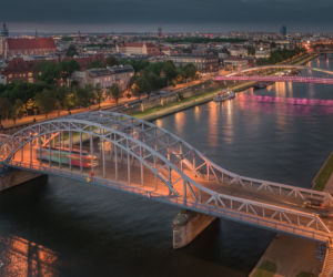 Kraków niczym Las Vegas. Takich zdjęć nocnego miasta jeszcze nie widziałeś