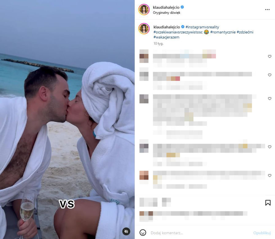 Kim jest narzeczony Klaudii Halejcio? 