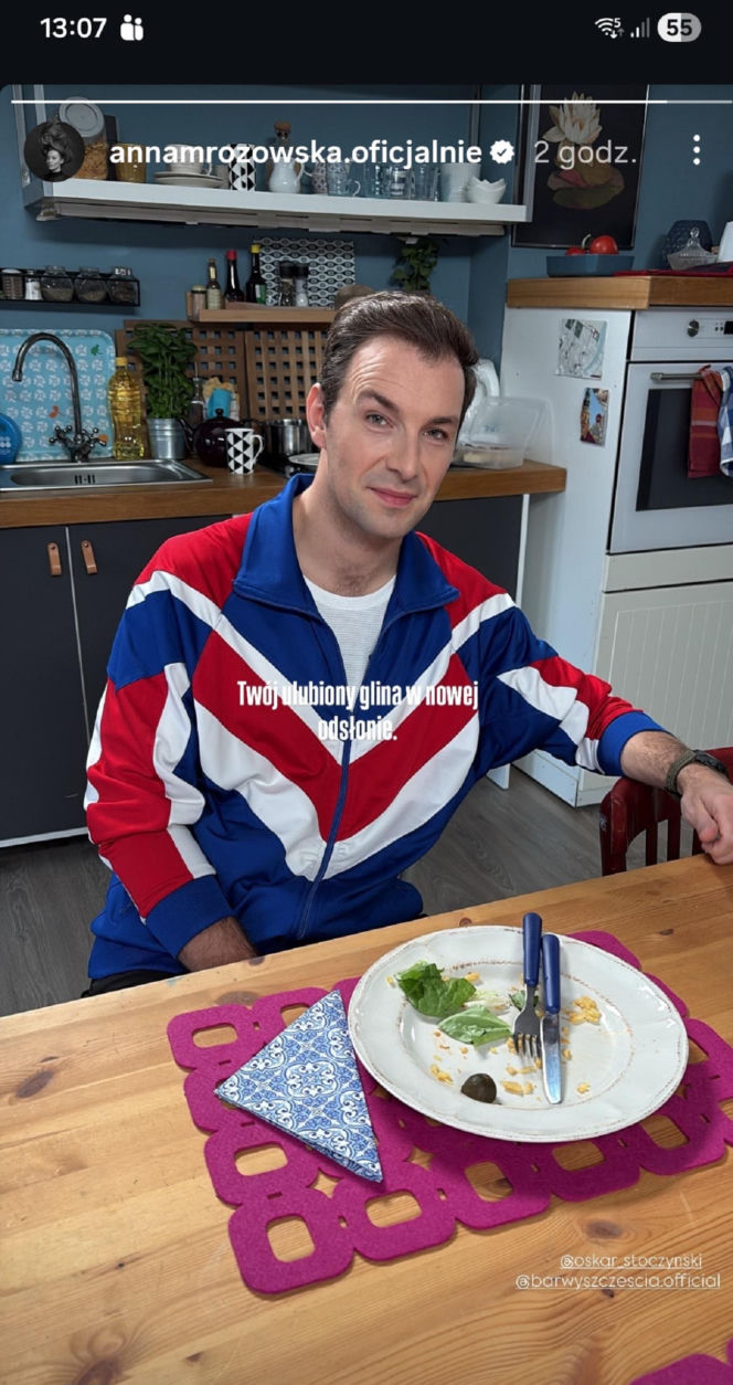 Barwy szczęścia po wakacjach 2026 na planie. Marcin Kodur (Oskar Stoczyński)