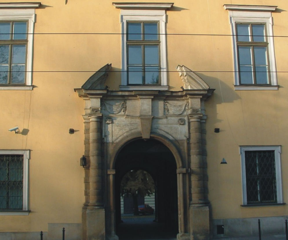 Okno papieskie, w którym stał Jan Paweł II