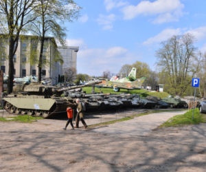 Park Skarpa Warszawska na tyłach Muzeum Narodowego