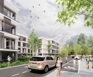 Wizualizacja nowego osiedla w dzielnicy Tłoki