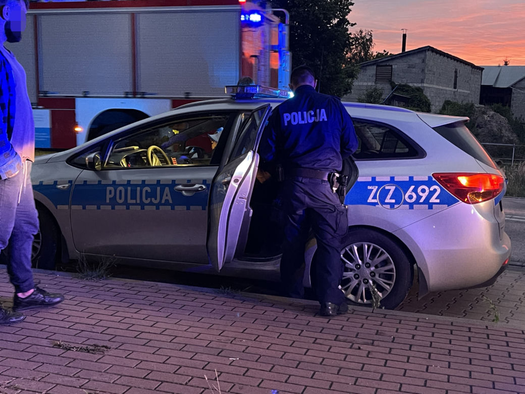 Wypadek z udziałem pijanego kierowcy pod Radzyminem. Miał prawie 2 promile alkoholu