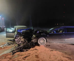 Wypadek w Chotyczach na DW698