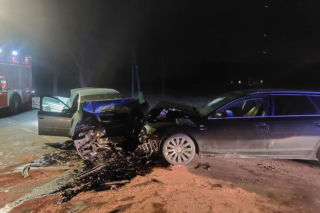 Wypadek w Chotyczach na DW698