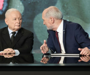 Jarosław Kaczyński mówił o NATO podczas konferencji PiS