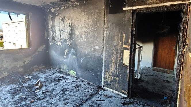 Rodzina pogorzelców z Kościana prosi o pomoc. Potrzebne środki na odbudowę mieszkania i leczenie