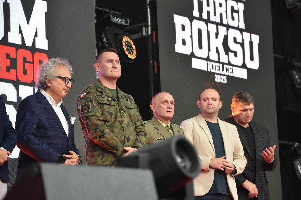 Andrzej Gołota na otwarciu V Forum Polskiego Boksu w Kielcach