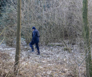 Wiktorek wpadł z mamą do stawu