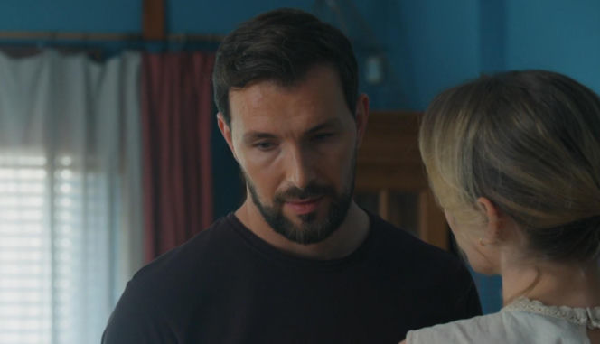 Barwy szczęścia odc. 3276. Marcin Kodur (Oskar Stoczyński), Renata (Anna Mrozowska)