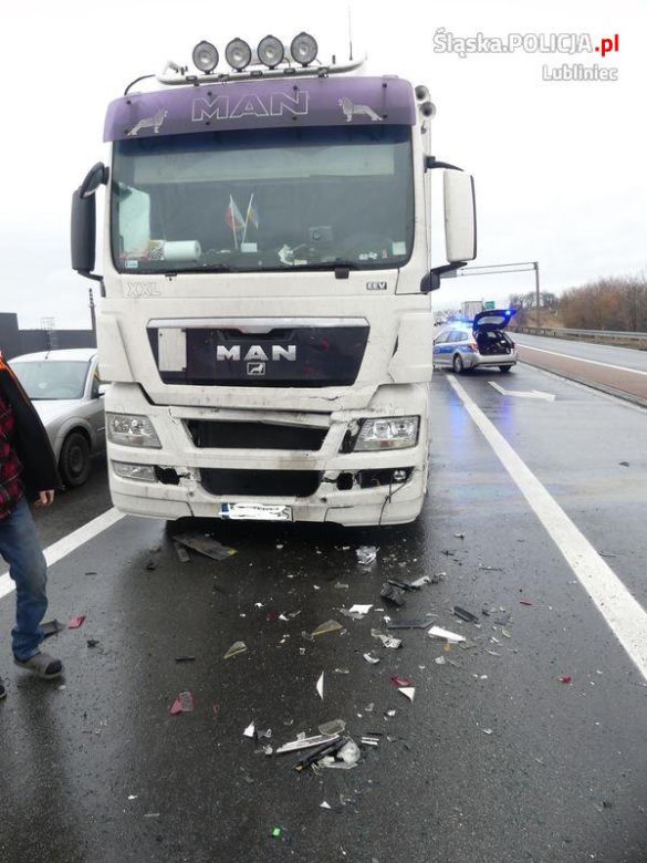 Wypadek na skrzyżowaniu w Lublińcu 
