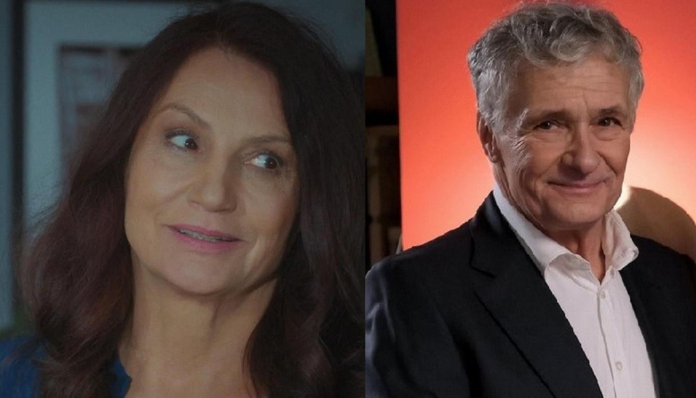 "M jak miłość". Aleksandra (Małgorzata Pieczyńska), Erwin (Andrzej Dopierała)