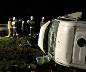 Wypadek na DK 10 w Przyłubiu 