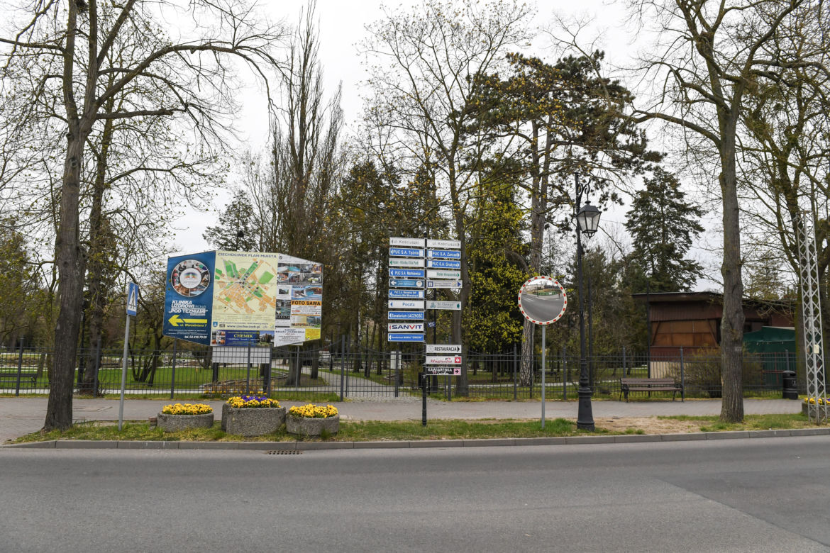  Pusty i bezludny Ciechocinek w dobie koronawirusa