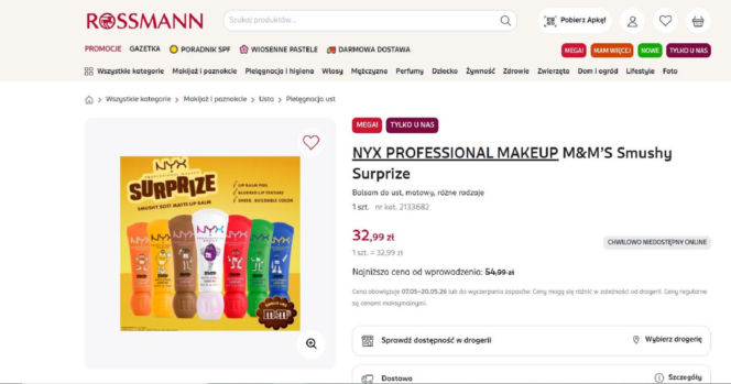 Nowe blind boxy w Rossmannie. Kultowa marka połączyła siły z M&M'sami