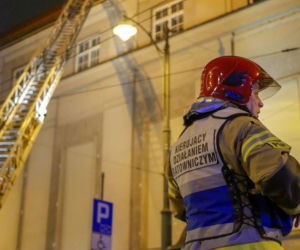 Groźny pożar w budynku Filharmonii Krakowskiej