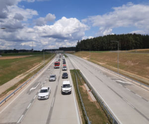 Via Baltica - droga ekspresowa S61. Kierowcy jeżdżą już odcinkiem Stawiski-Szczuczyn [FOTO]