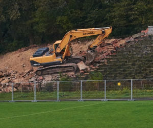 Rozbiórka stadionu KS Lublinianka [ZDJĘCIA]