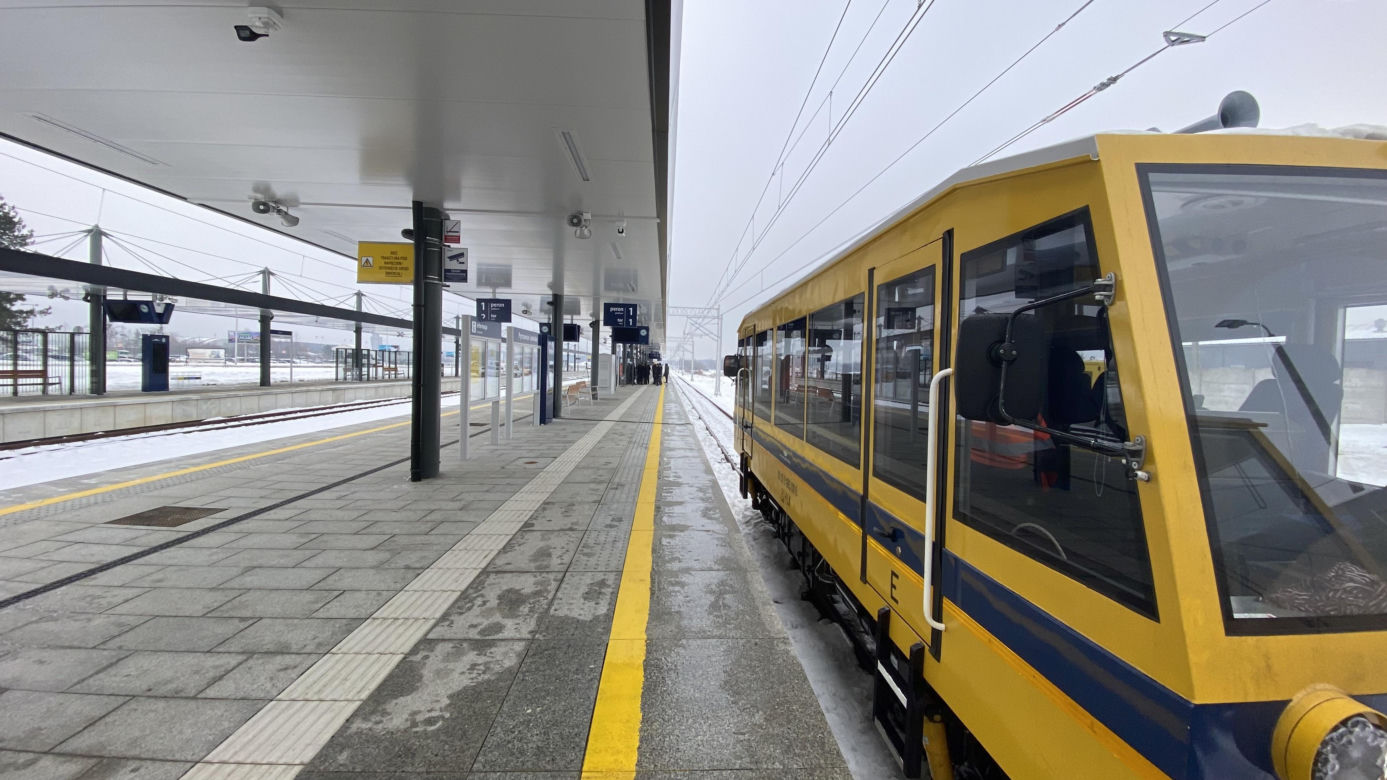 Otwarcie nowej linii kolejowej do lotniska w Pyrzowicach