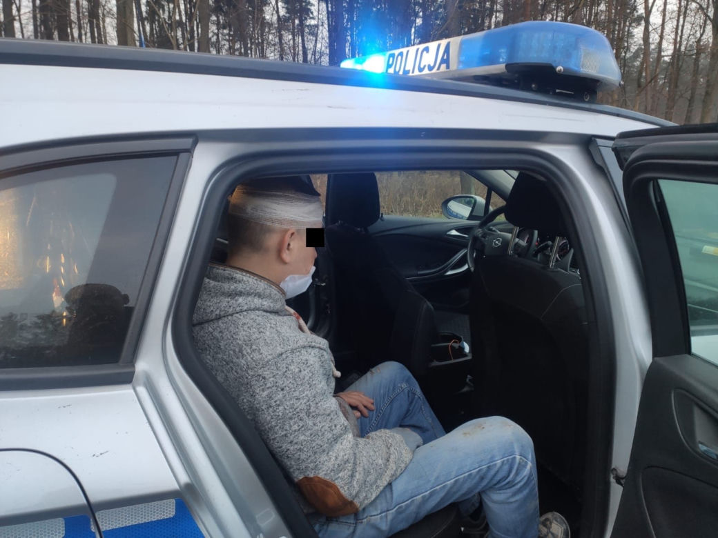 Wypadek pod Ostródą [ZOBACZ ZDJĘCIA]