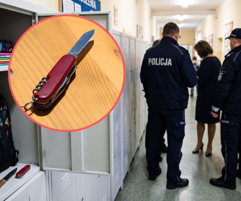 Dwaj 13-latkowie przynieśli noże do szkoły. Tłumaczyli, że bali się ataku nożownika 