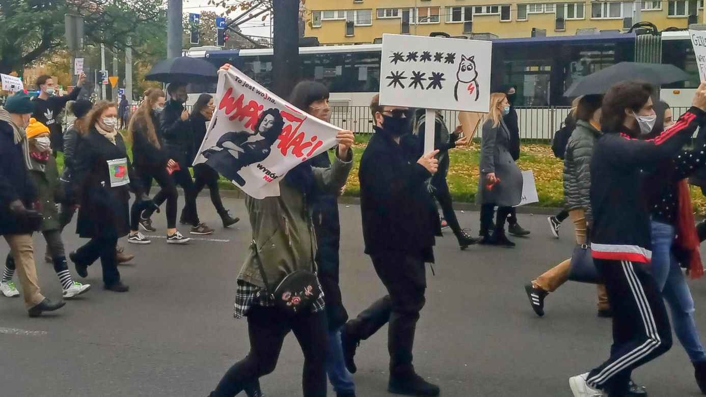 Protest kobiet w Szczecinie - 28.10.2020