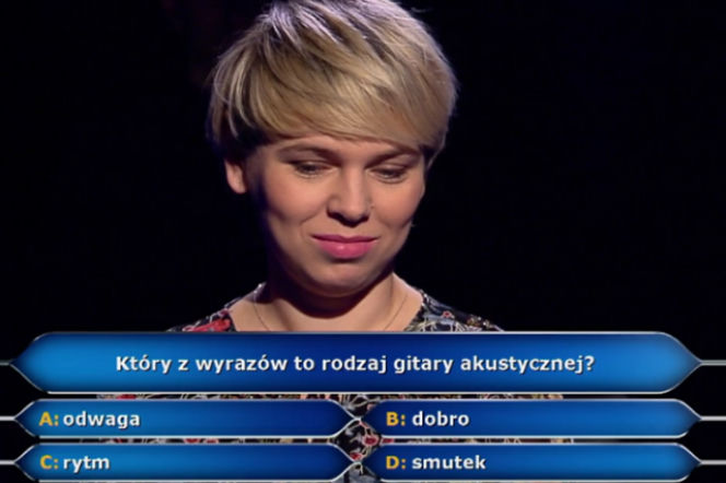 Milionerzy: pytanie za pół miliona o gitarę akustyczną!